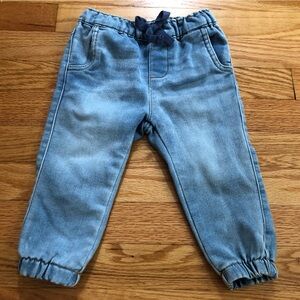 7 For All Mankind Kids Blue Stretch Denim Jeans
